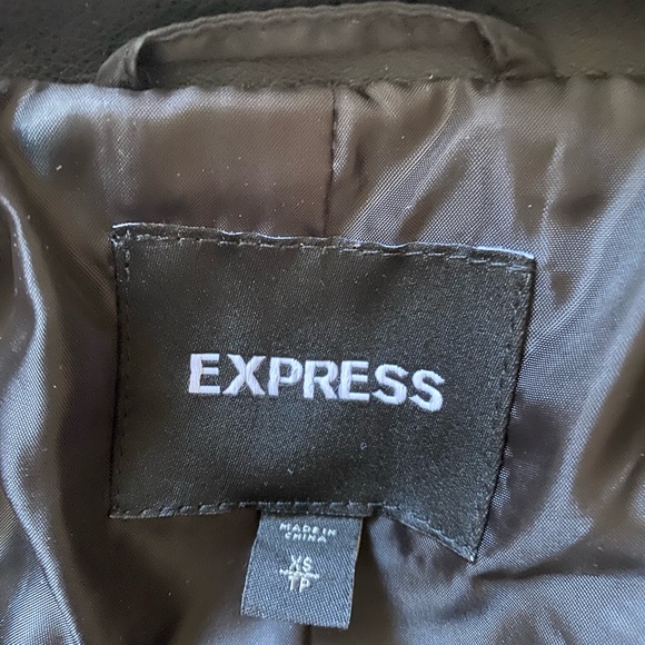 Motor jacket with shearling sleeves - Picture 6 of 6